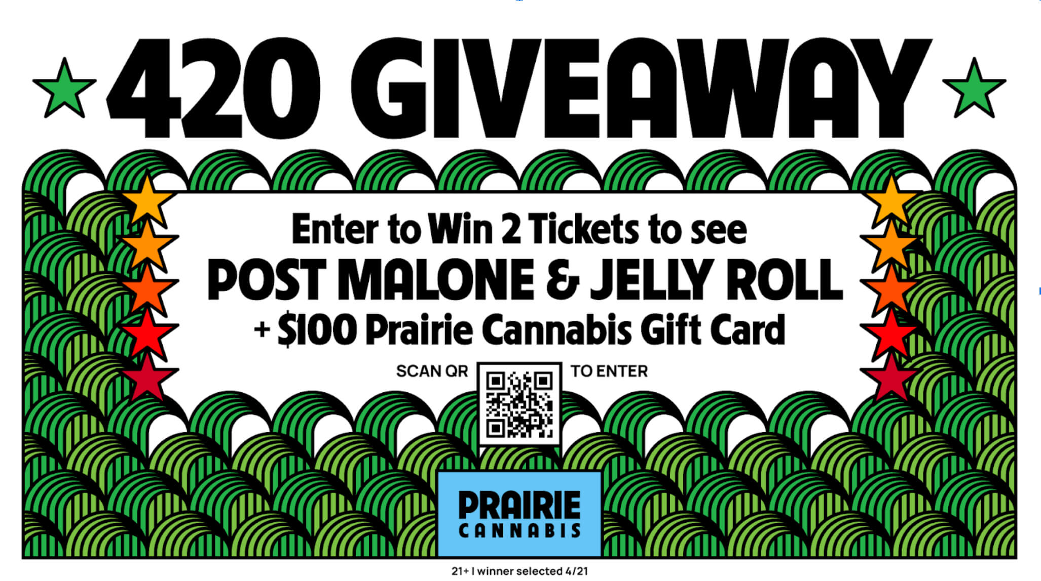 Prairie 420 cannabis deals and giveaway for 2024